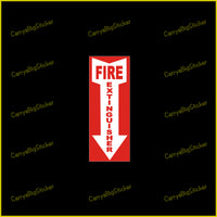 Fire Extinguisher Sticker OR Magnet