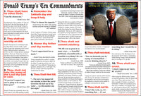 Donald Trump's Ten Commandments Poster