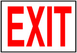 Exit Sticker OR Magnet