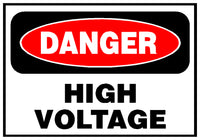 Danger High Voltage Sticker OR Magnet