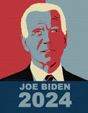 Joe Biden 2024 Poster-Style Bumper Sticker OR Bumper Magnet