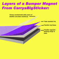 Born OK the First Time Bumper Sticker OR Bumper Magnet